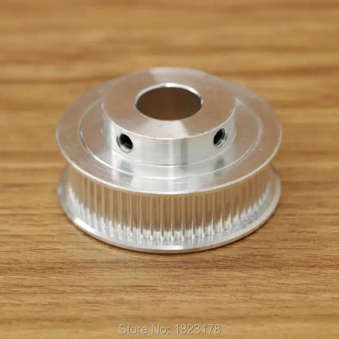 

5PCS/Lot 3D belt pulley GT2 60 teeth bore 5mm/10mm/12mm fit for belt width 10mm GT2 Timing Pulley 60tooth Free Shipping