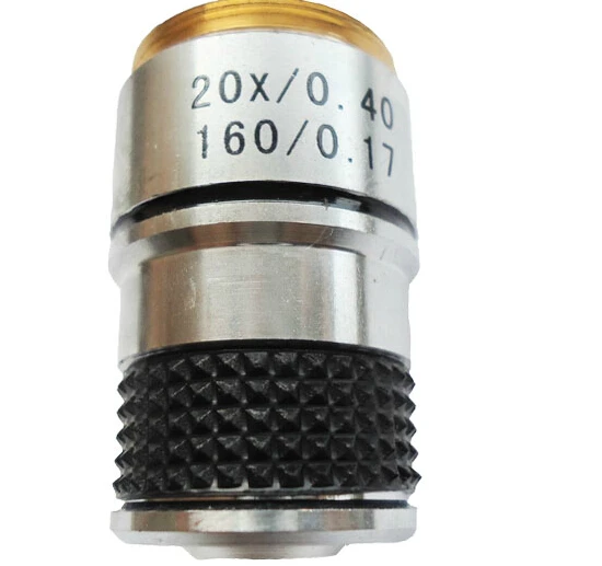 

2019 New 20X L=185 Professional Educational Achromatic Bio-Microscope Objective Lens for Biological Microscope Lab Accessories