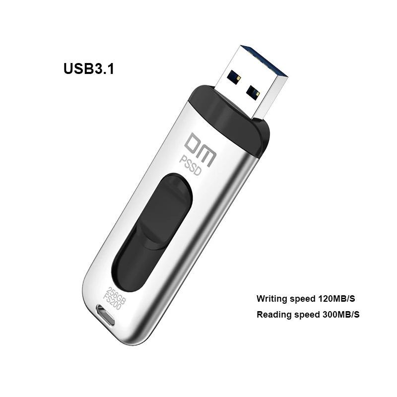 

DM USB Flash Drive FS200 128GB Pen Drive USB Disk Mini Memoria Stick Storage Device large capacity External SSD Pendrive
