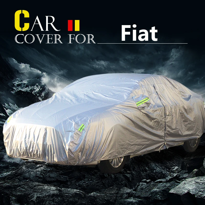 

Buildreamen2 Car Cover Waterproof Sun Snow Rain Dust Protector Cover For Fiat Perla Siena Idea Bravo Multipla Linea Uno Ottimo