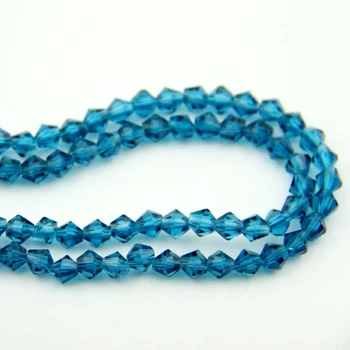 

Zircon Blue 3-10mm Birthday Party Crystal Chandelier Prism Glass Bicone Beads K9 For Wedding Marriage Decoration DIY