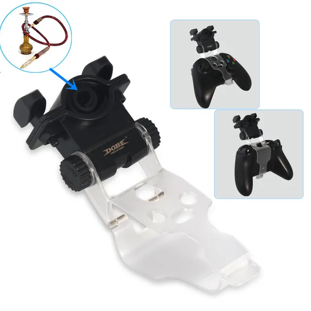 Best Offers For Xbox one Slim S Xbox one X X-One Controller Game and Smoke Mount Stand Tobacco Pipe Clip Holder Bracket Support Smoking