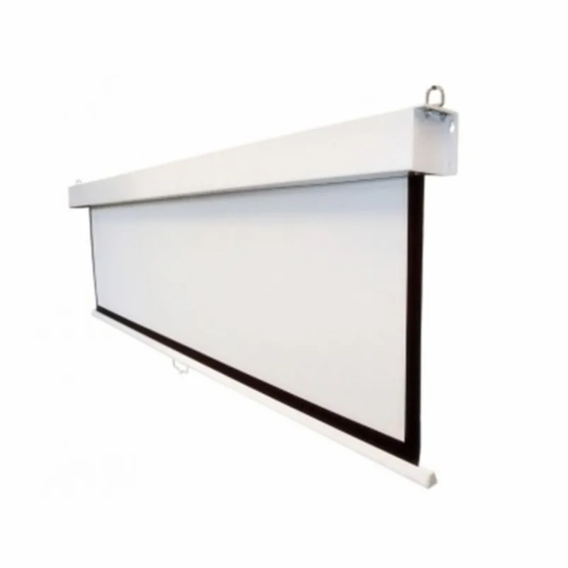 Us 424 0 120 Manual Pull Down Projection Projector Screen With 4 3 Wall Ceiling Mounting And Good For False Ceiling Installation In Projection