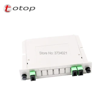 

1x2 LGX Box Cassette Card Inserting SC/APC PLC splitter Module 2 Ports Fiber Optical PLC Splitter