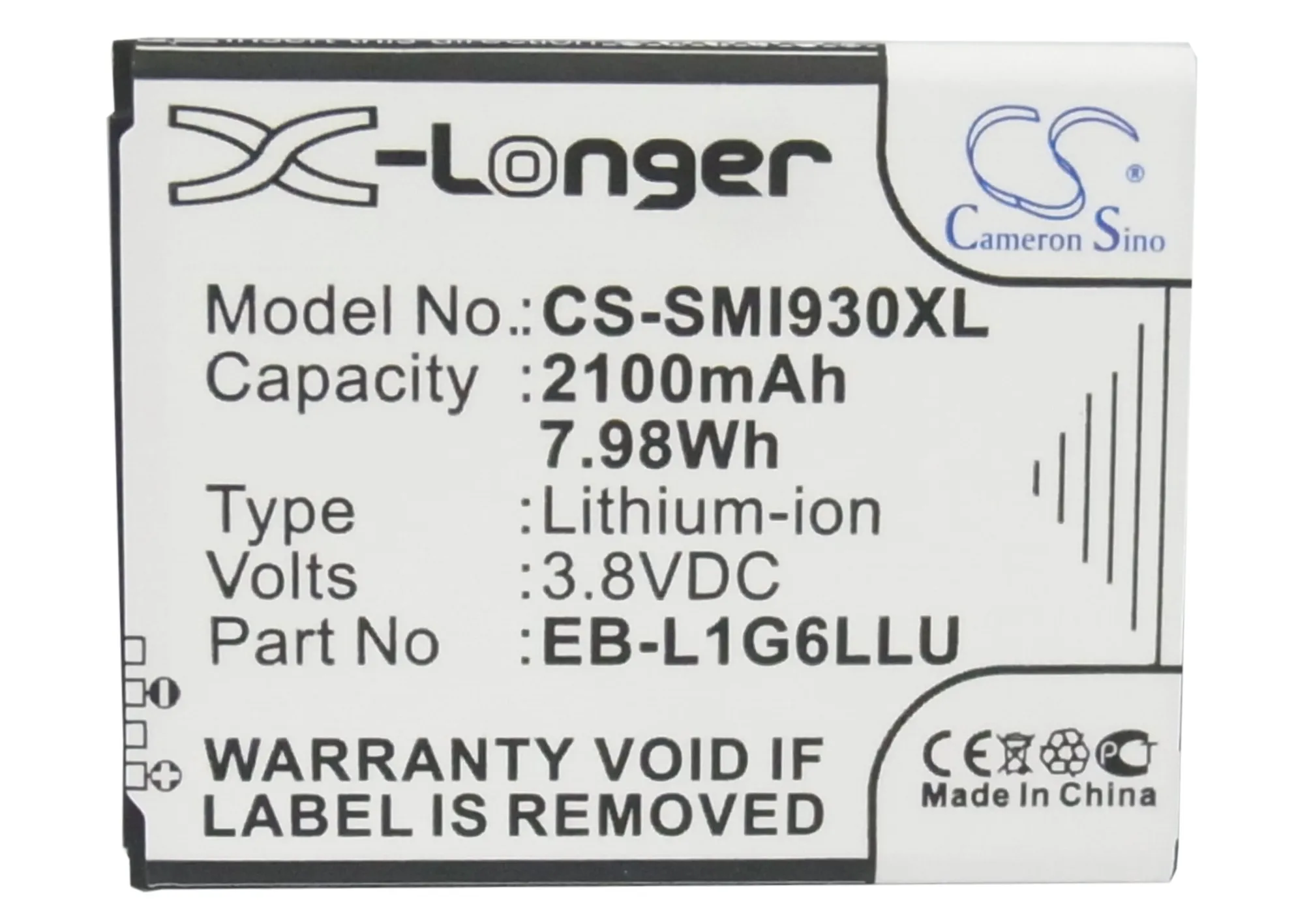 

Cameron Sino High Quality 2100mAh Battery for USCellular SCH-R530,For Verizon SCH-i535, SCHI535ZKB, For iBasso DX50, DX90, DX90J