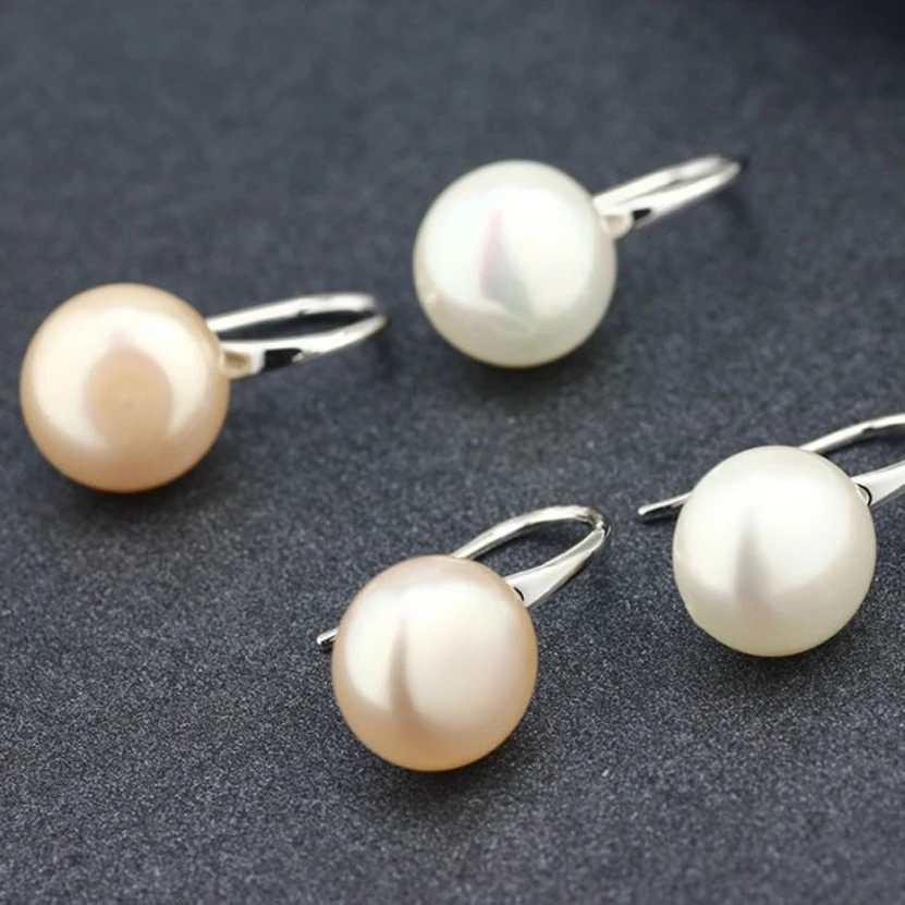 8 9 mm Real Freshwater Pearl Earring for mother's Giftfreshwater pearl