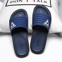 Bathroom Slippers Men Shoes Comfortable Indoor Slippers for Men Blue Black Pool Slippers Men Anti-Slip Male Home Shoes Bathroom Slippers Men Shoes Comfortable Indoor Slippers for Men Blue Black Pool Slippers Men Anti-Slip Male Home Shoes