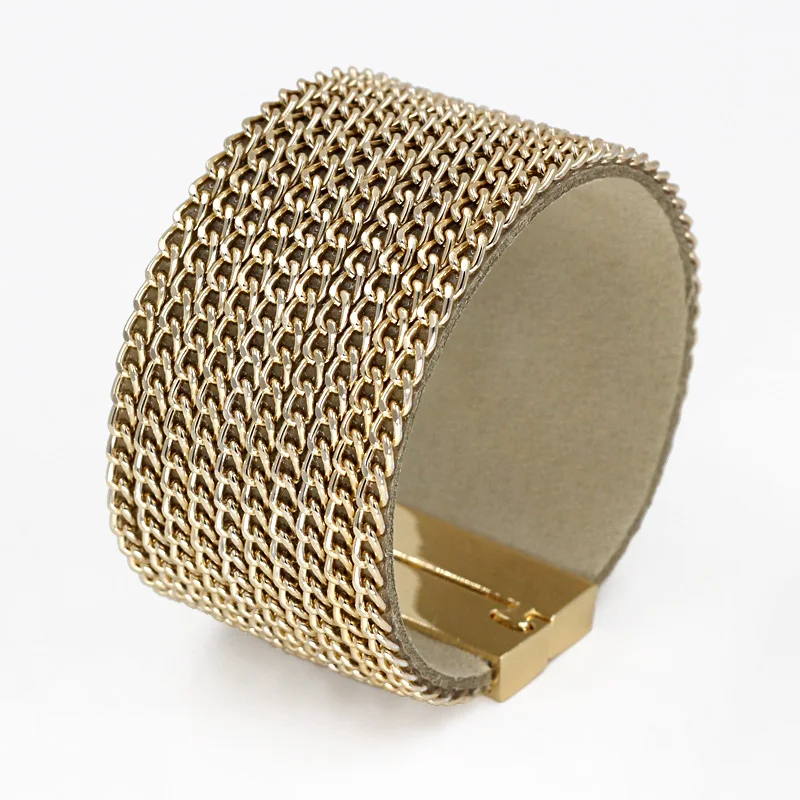 Best New Arrivals High Quality Goldplated Multichain Bangle Clasp Brand Bracelets for