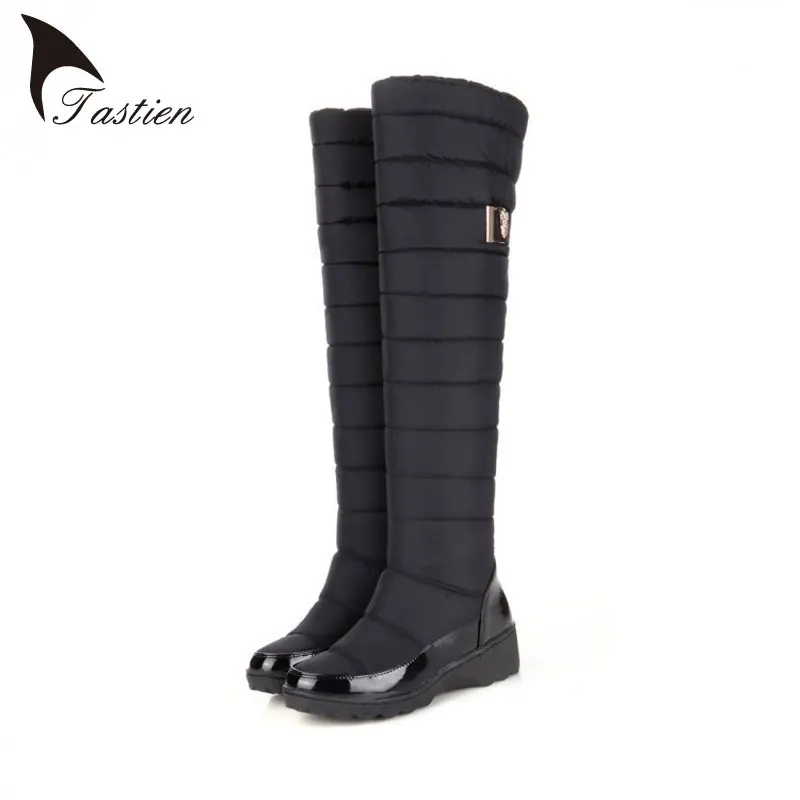 

2017 Hot Sale Women Snow Boots Keep Warm Fashion Platform Fur Thigh Knee High Boots Warm Winter Boots For Women Shoes Large Size