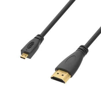 

High speed 30cm 50cm 3ft 1m2m6ft 3m 10ft 5m V1.4 Male to Male HDMI to Micro HDMI Cable 1080p 1440p for HDTV PS3 XBOX 3D LCD