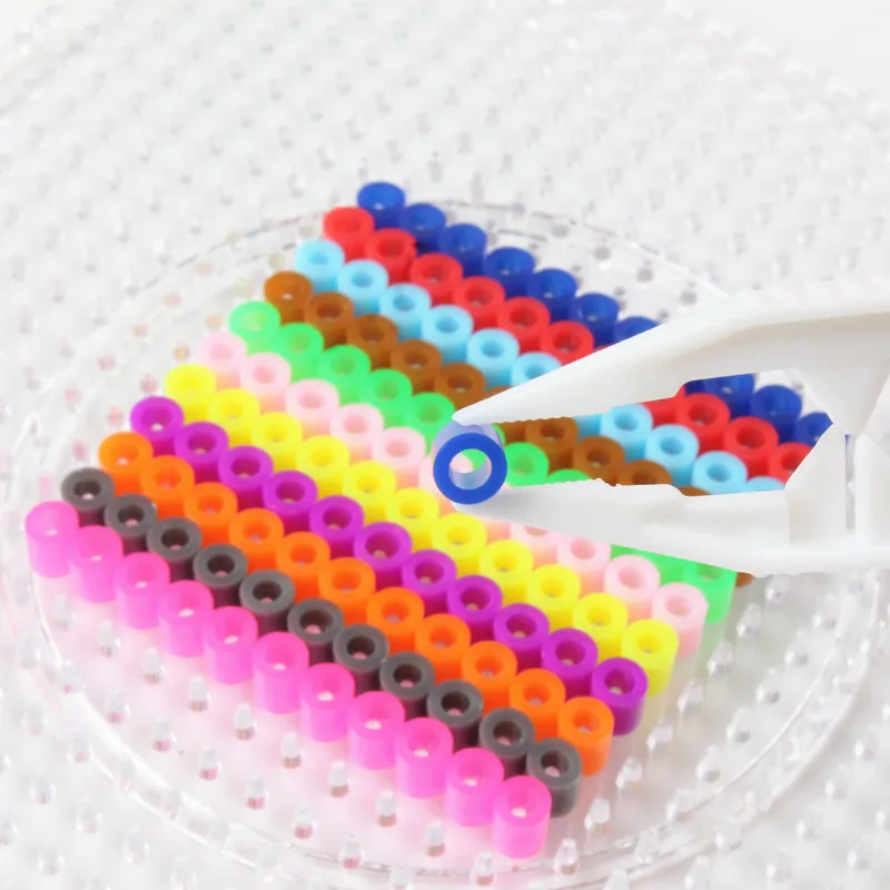 48 Цвета 5 мм Хама бусины головоломка игрушка паззл Perler бисер 3D Пазлы для детей 1000