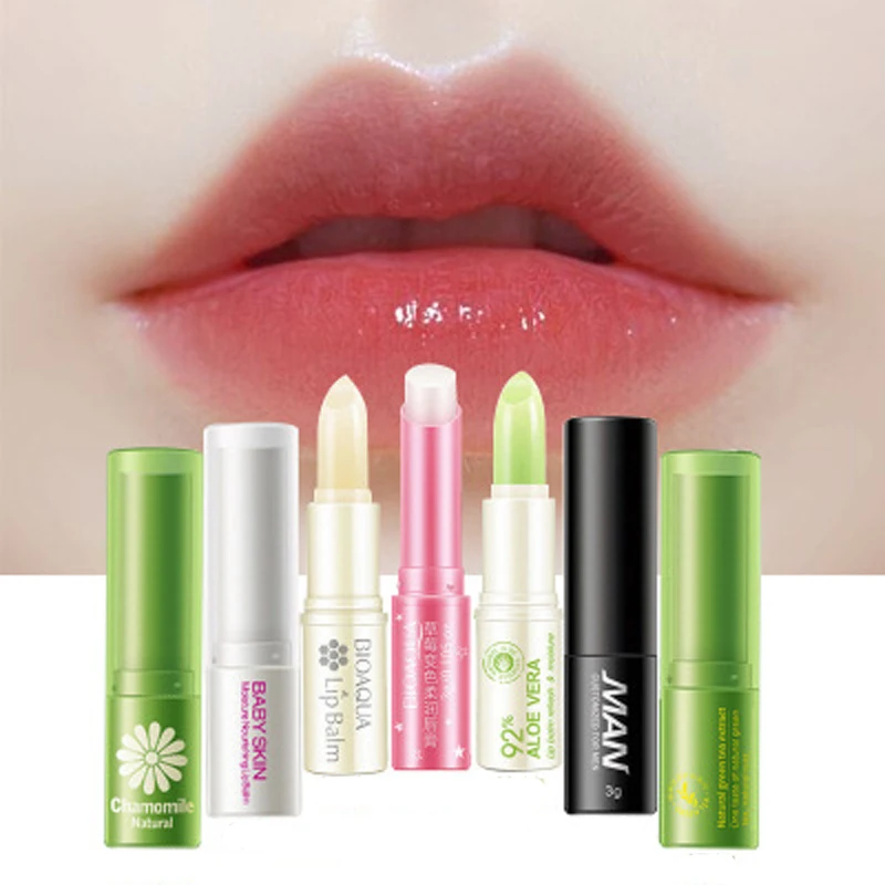 

BIOAQUA Lip Skin Care Natural Plant Essence Repair Lip Balm Colorless Long Lasting Lips Skin Moisturizing Nourish Lips Care