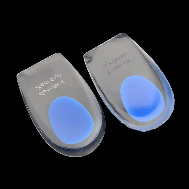 Special Offers 1 Pair Men Women High Heel Inserts Silicone Shoe Cushion Insoles Foot Pain Relief Shoe Pad Protectors