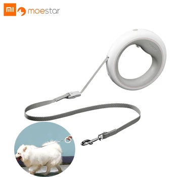 

Xiaomi MOESTAR Retractable Dog Leash Ring Led lighting Flexible Pet collar Dog Puppy Traction Rope Belt Length 2.6M Smart Remote