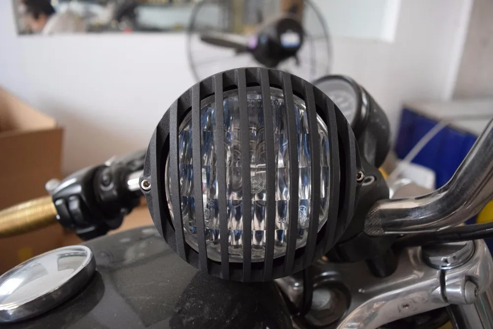 Черный винтажный антикварный стиль Chopper мотоциклетный поплавок головной