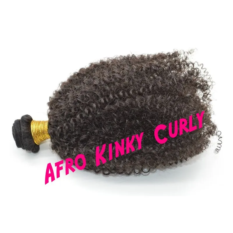 8A unprocessed human hair brazilian virgin hair afro kinky 8-22inches kinky curly hair extensions brazilian hair weave bundles free shipping