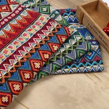 FFLACELL цветочный Африканский хлопок льняная винтажная Ткань DIY Ручная работа текстиль шитье лоскутное для сумок платье одежда 150 см