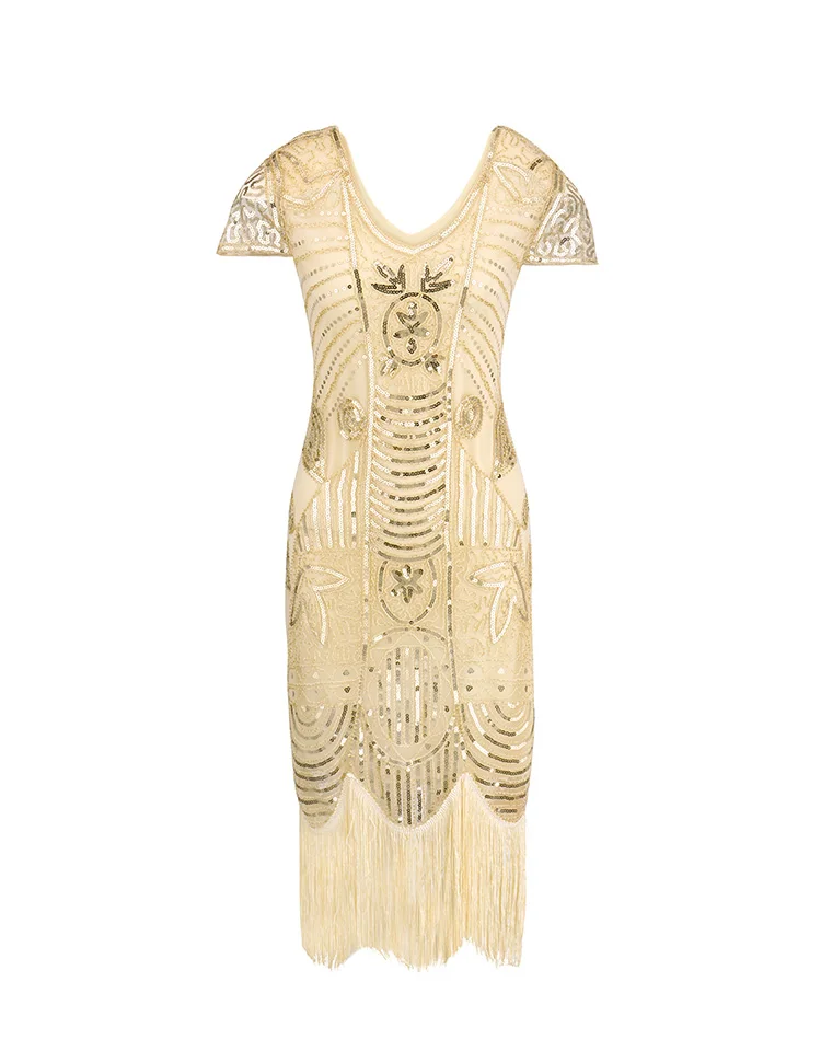 yellow gatsby dress