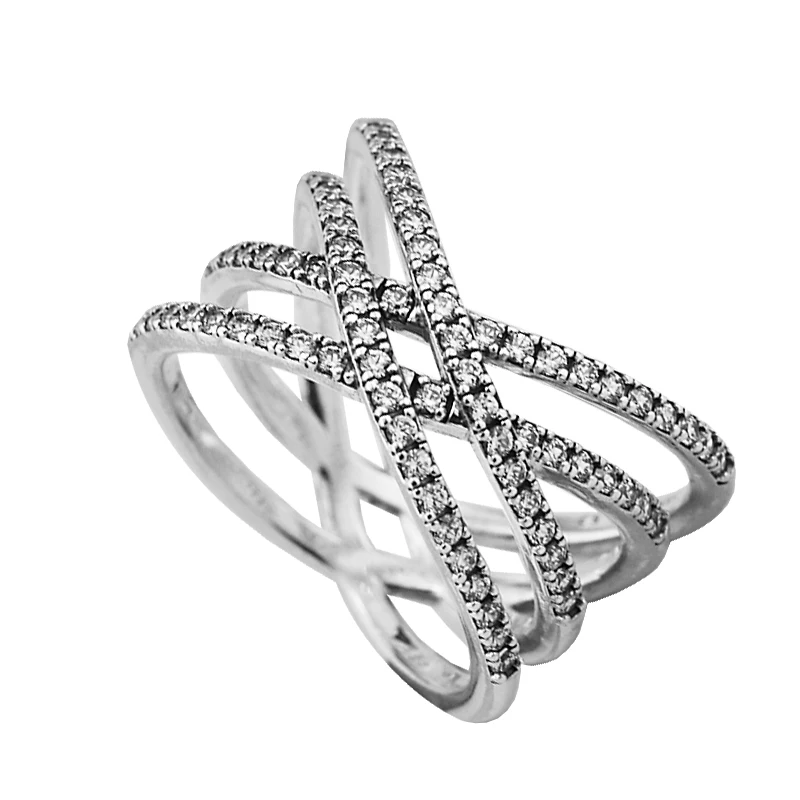 

Ring 925 Sterling Silver Cosmic Lines Wedding Rings for Women anillos mujer anel ringen voor vrouwen Wholesale Free Shipping