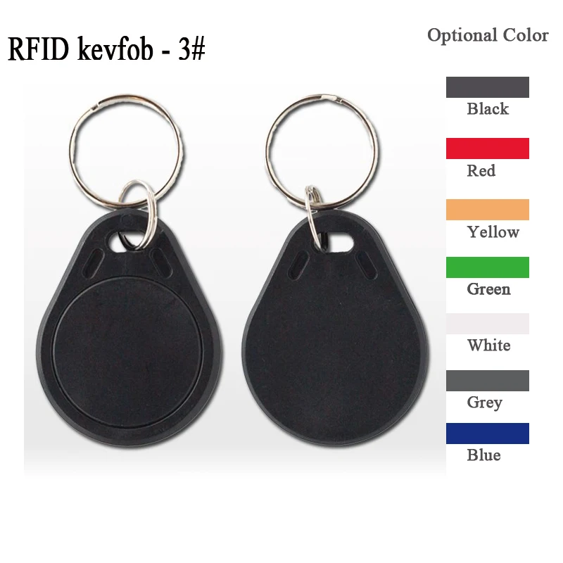 id RFID keyfob black