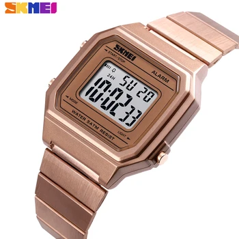 

SKMEI Brand Men's Watch Stopwatch Chronograph Waterproof Sport Watches Luxury Back Light Led Digital Wristwatch Alarm Clock 2019