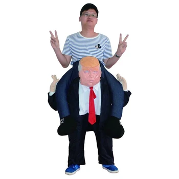 

2b Cosplay Funny Inflatable Garment Anime Costume Adult Donald Trump President Rider Newest Vestidos Halloween Carnival Party