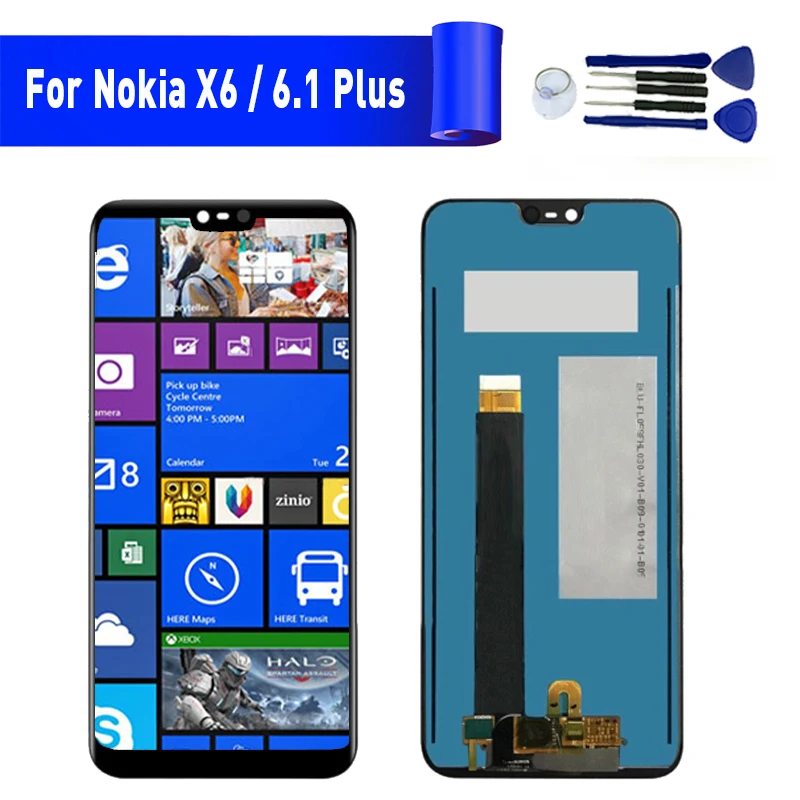 

For Nokia 6.1 Plus X6 lcd display screen Replacement For NOKIA X6 6.1 Plus Display lcd screen module