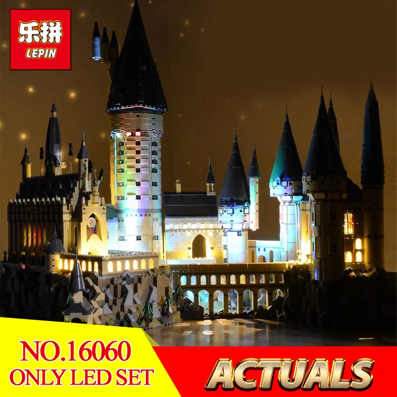 

Lepin Led Light Up For Hogwarts Castle Magic School Model Building Block Light Compatible With 71043 And 16060 (Only Light Set)