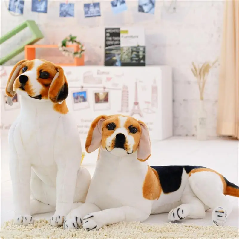 large beagle stuffed animal