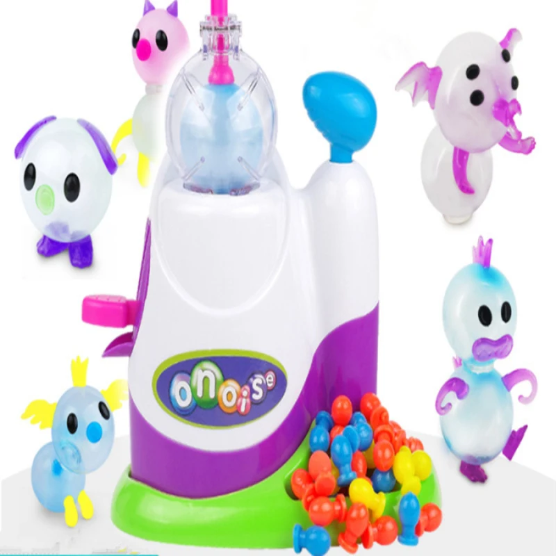 High quality magic adhesive music wave oonies children DIY handmade creative sticky ball fun bubble inflator toys