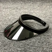 Женские солнцезащитные козырьки, повседневные Летние солнцезащитные козырьки с защитой от ультрафиолета, прозрачная пластиковая шляпа, солнцезащитная Кепка Панама, велосипедная солнцезащитная Кепка s