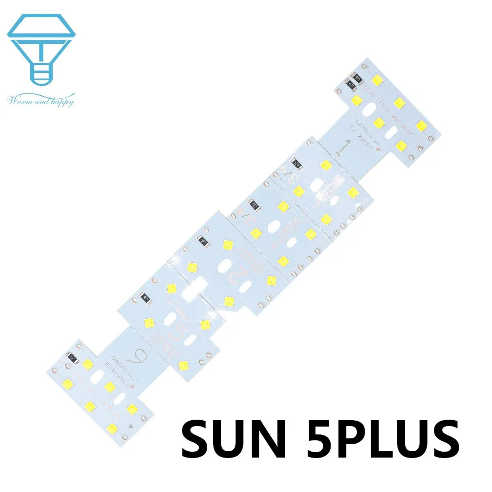 Набор Sun5 плюс SUN5 серии ногтей лампа бусины алюминиевая пластина PCB УФ светодиодные светодиоды для ногтей машина ремонт для сухие ногти|Подвесные лампочки|   | АлиЭкспресс