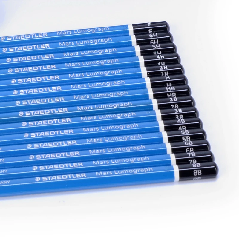 Германия STAEDTLER 100 # синий стержень Стандартный Карандаш профессиональный