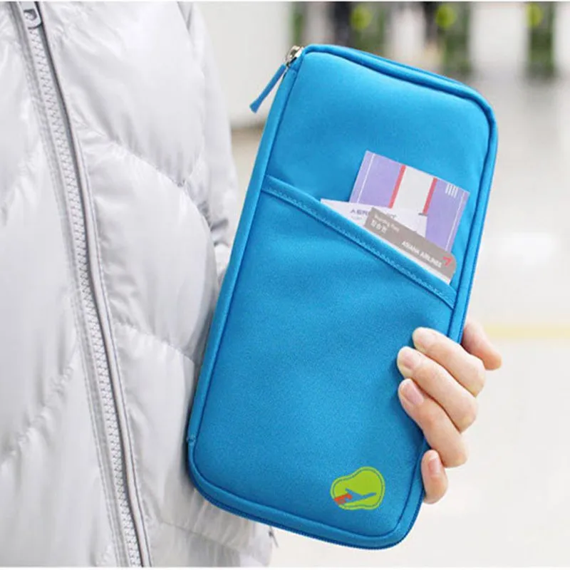 

Multifunction Travel Passport Cover Holer Wallet Purse Portable Credit Card Package ID Holder Storage Organizer Clutch Money Bag