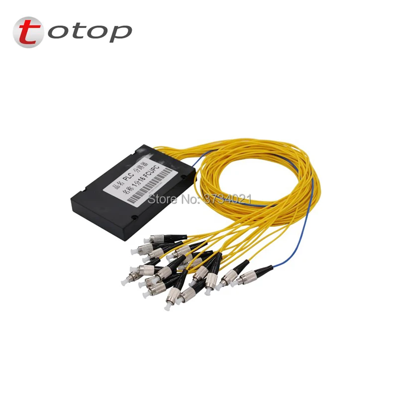 ABS FC UPC 1X16 волоконно-оптические PLC сплиттер, одиночный режим ПЛК Splitter 1310/1550nm волны