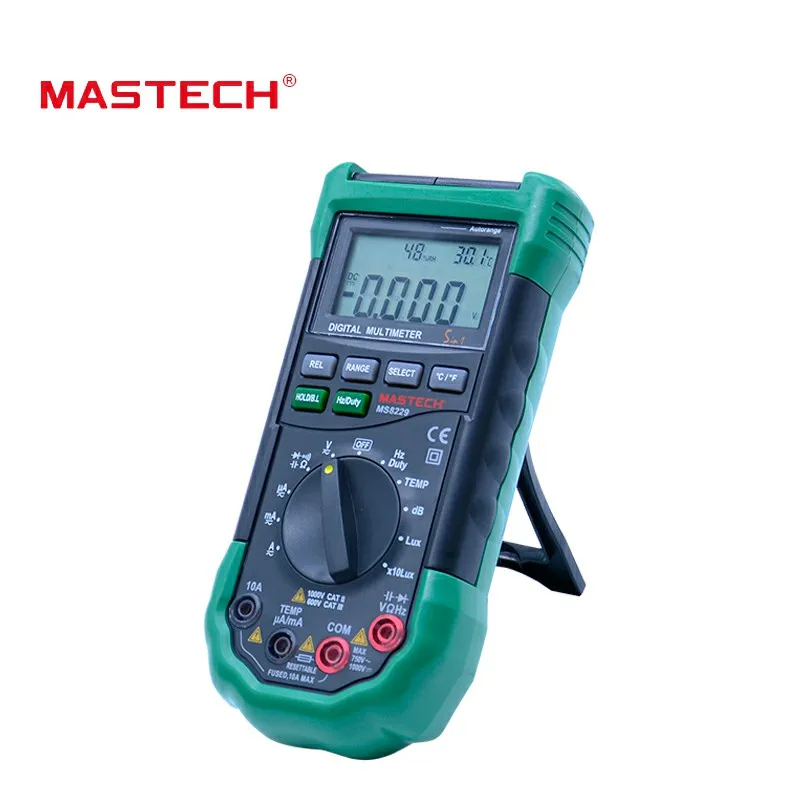 Цифровой Мультиметр Mastech MS8229 5 в 1 Автоматический диапазон многофункциональный