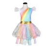 Halloween Girls Unicorn Costume Rainbow Pony Birthday Tutu Outfits Sparkle Tulle Fancy Dress Up Party Dress With Headband Wings ► Photo 2/6