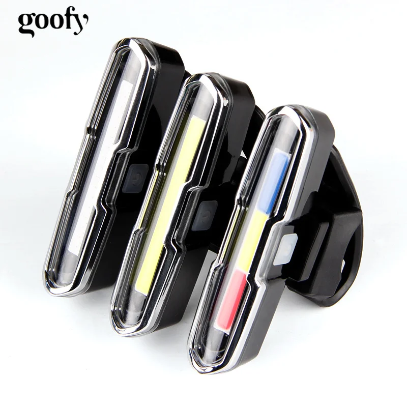 

BIKE HAND USB Rechargeable Bicycle Front Rear Light Lithium Battery LED Bike Taillight Cycling Helmet Light Mount Lamp