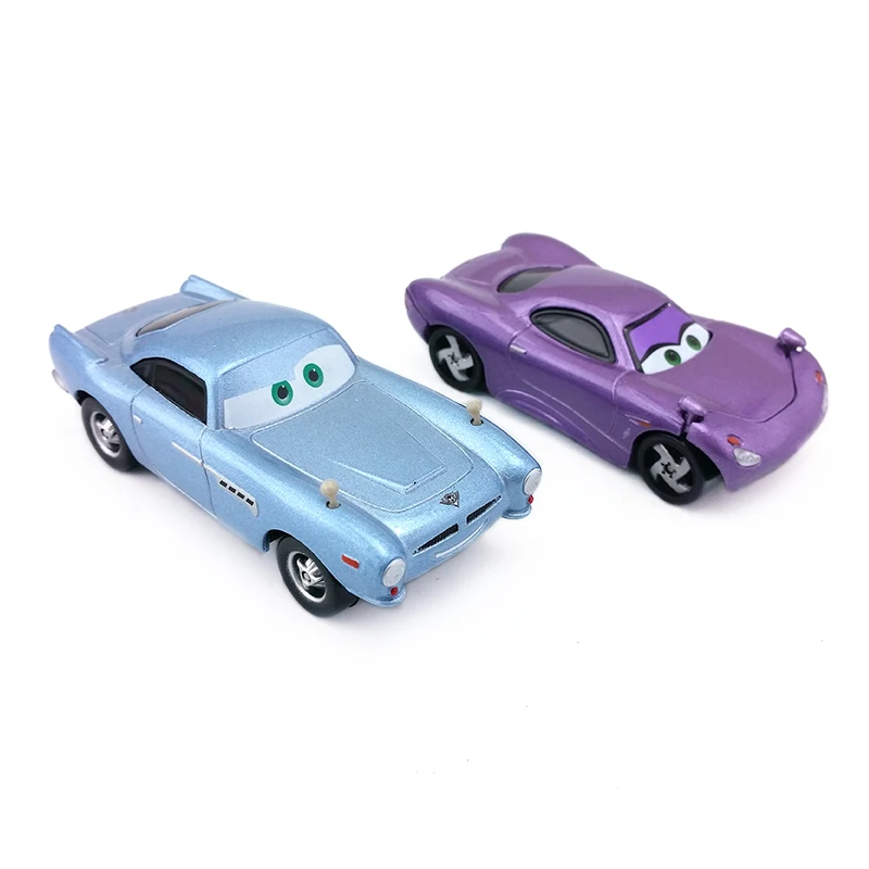 Disney Pixar Cars 2 Финн МакМиссл и Холли Shiftwell металлическая литая игрушка автомобиль 1:55 Свободные Новое и