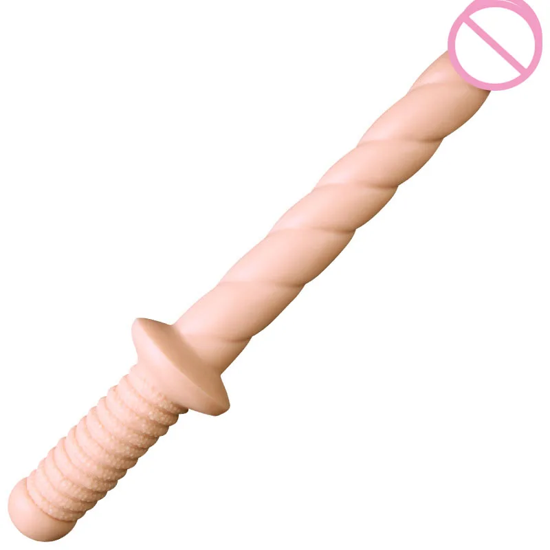 Long dildo realistic sword type huge dildos lesbian dildo double dong with handle artificial penis adult sex toys for women gay