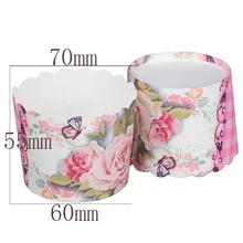 Большой Размеры 50 шт./пакет Свадебные невесты и жениха Роза поцелуй Свадебная вечеринка Бумага Формы для выпечки торт Чашки лайнер Маффин кекс Бумага торт чехол