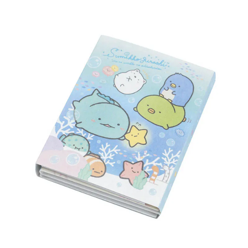 1PC Cute Corner Bio Six Fold Notebook N Times Note Pad Student Gift Stationery Notes Stickers Office&ampSchool Supplies Wholesale |