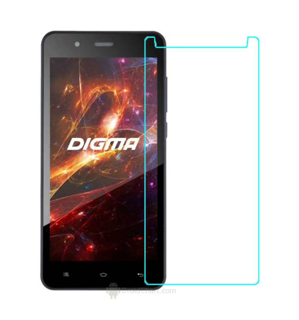 Для Digma VOX S504 3G закаленное стекло 9H 2.5D Защитная пленка для экрана переднего стекла