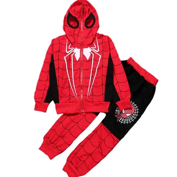 

New Spiderman Baby Boys Clothing Sets Cotton Sport Suit For Boys Clothes Spring Spider Man Cosplay Costumes Kids Clothes Set