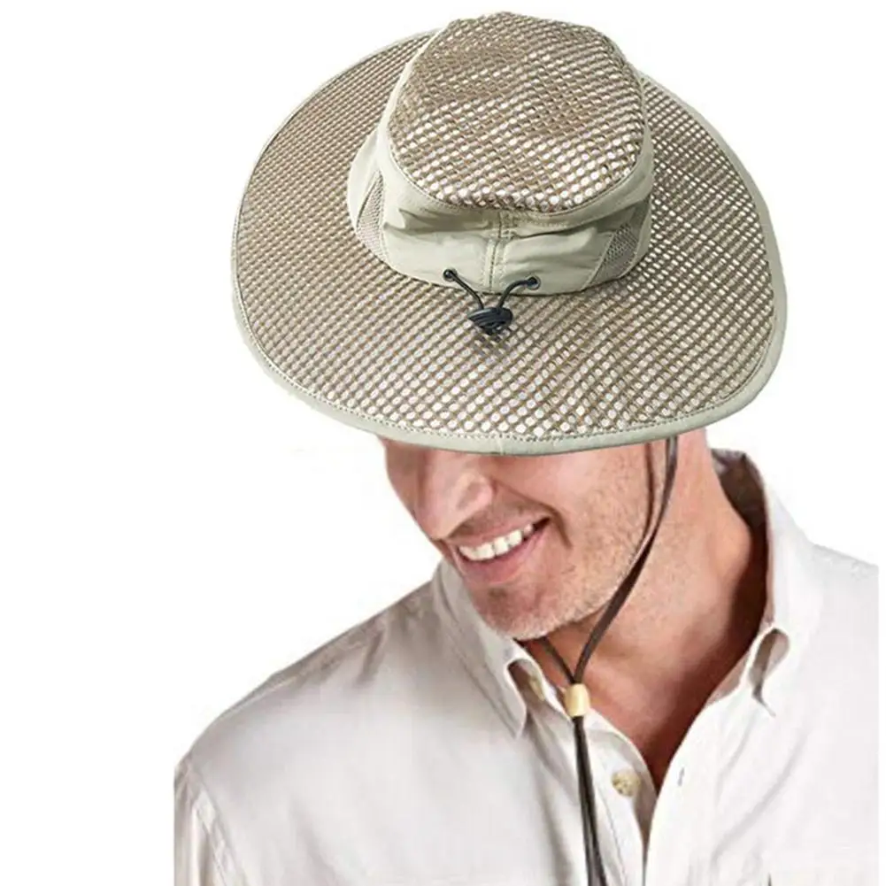 

Cool Cooling Cap Sunscreen Cooling Ice Cap Beach Outdoor Fishing Air Cold Wind Breathable Cap for Summer