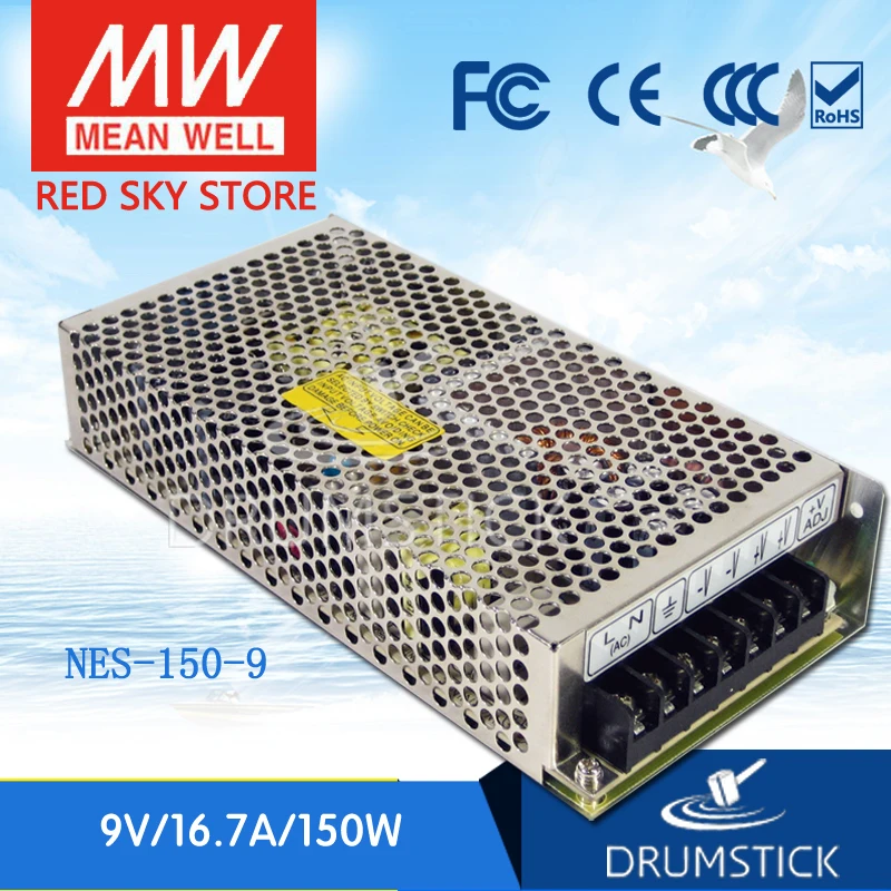 

MEAN WELL NES-150-9 9V 16.7A meanwell NES-150 9V 150W Single Output Switching Power Supply