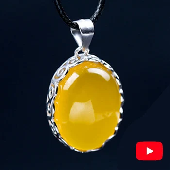 

13*18mm 6.18 Sale S925 Sterling Silver Indian Amber Pedants Artisan Ukraine health rich lithuania Antique