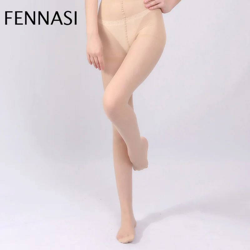 Женские тонкие колготки FENNASI прозрачные эластичные дышащие чулки | Женская