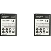 Ciszean 2 шт./лот 2500 мАч eb-l1m1nlu Замена Батарея для Samsung Galaxy ATIV S i8750 i8370 i8790 Аккумулятор Bateria Batterij
