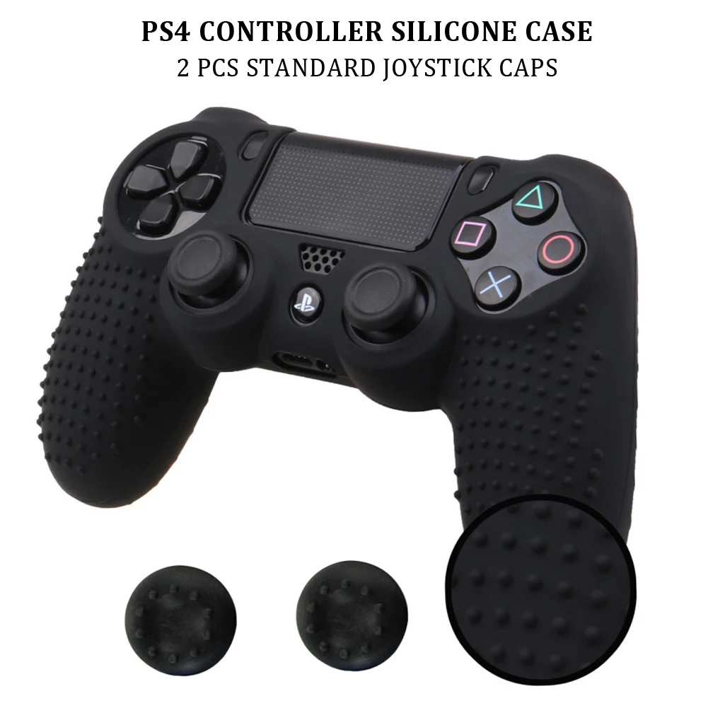 

Soft Silicone Rubber Case for Sony PS4 Controller Controller Anti-skid Protection Skin Cover Shell for PS4 Gamepad Joystick Capa